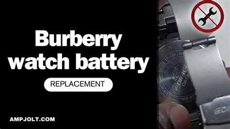 burberry watch cleaning|burberry watch battery replacement.